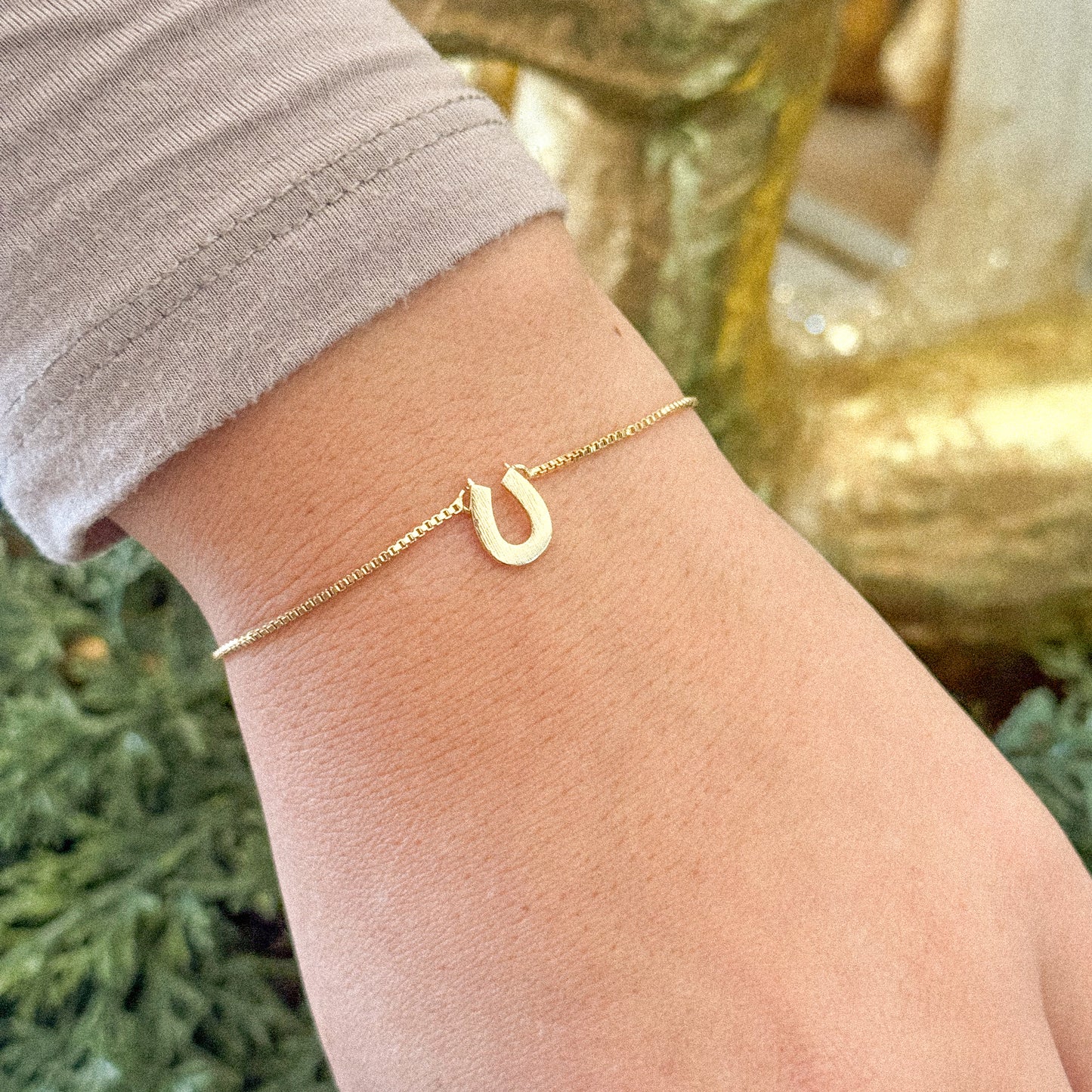 Lucky Gold Filled Adjustable Bracelet